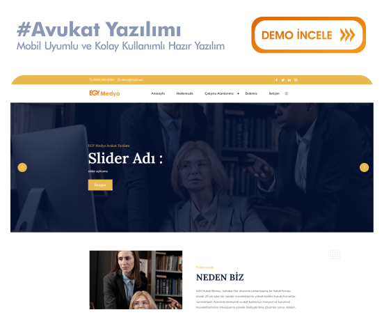 Avukat Teması Demosu